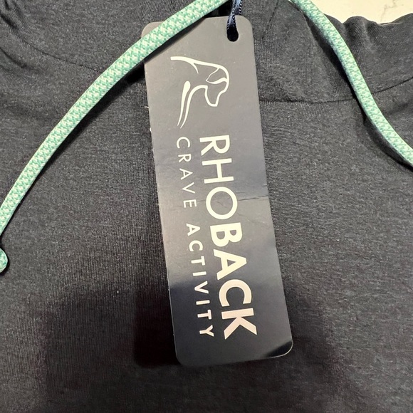 Rhoback Performance Hoodie in Dark Blue - Picture 7 of 9